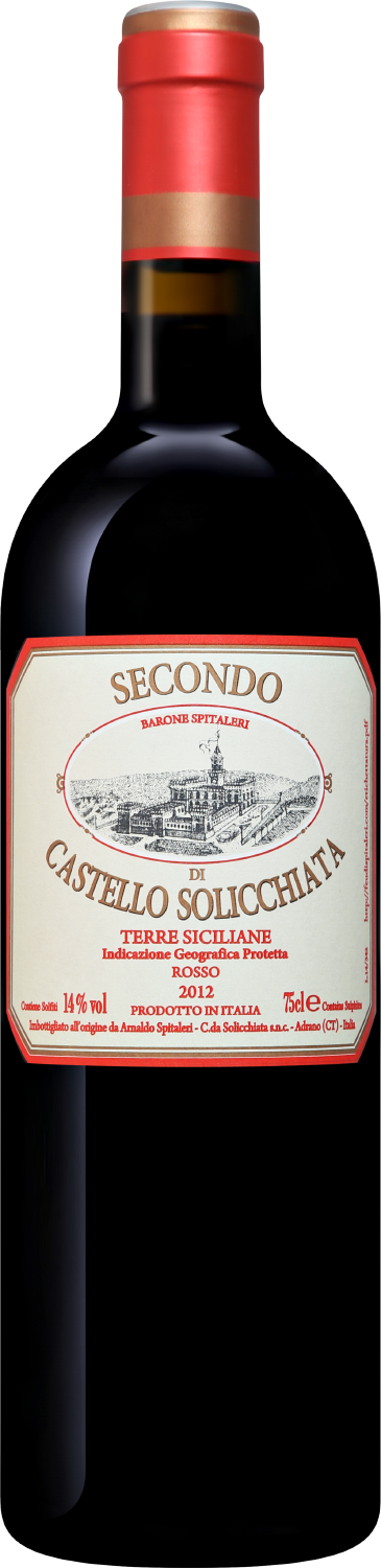 Секондо ди Кастелло Соликьятта Сицилия DOC 2012 0.75 л