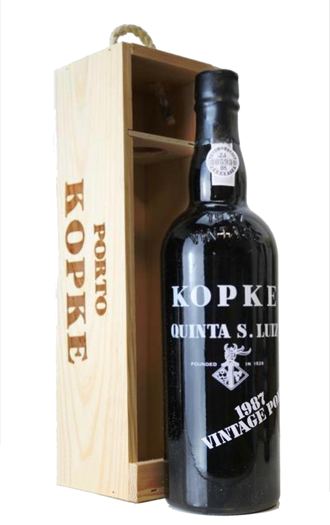 Копке Кинта С. Луиш Винтаж Порто 1987 в подарочной упаковке 1987 0.75 л