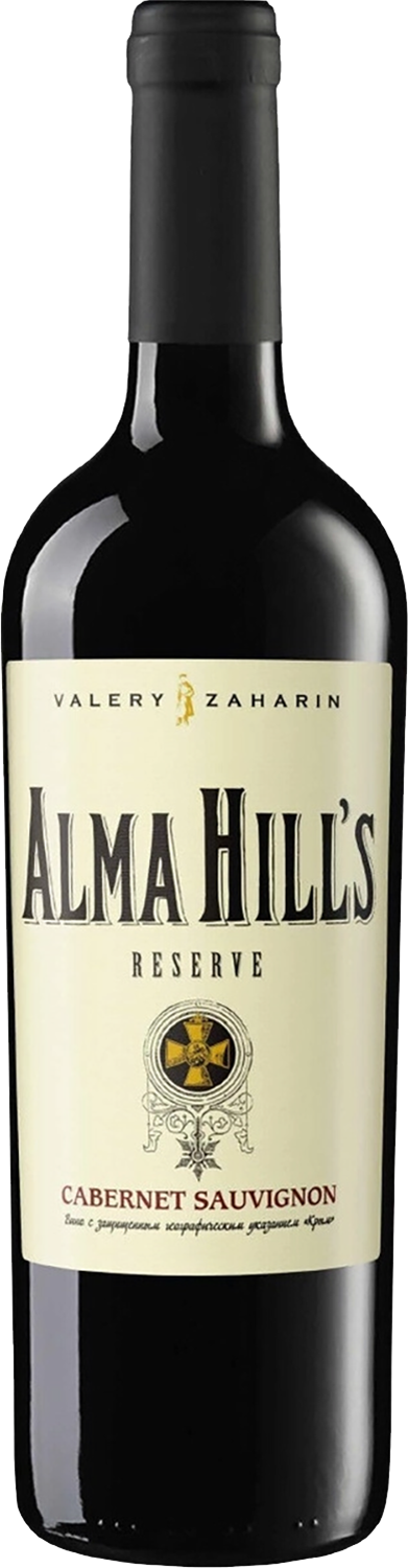 Альминские Холмы Резерв Каберне Совиньон Крым ЗГУ 2020 1.5 л