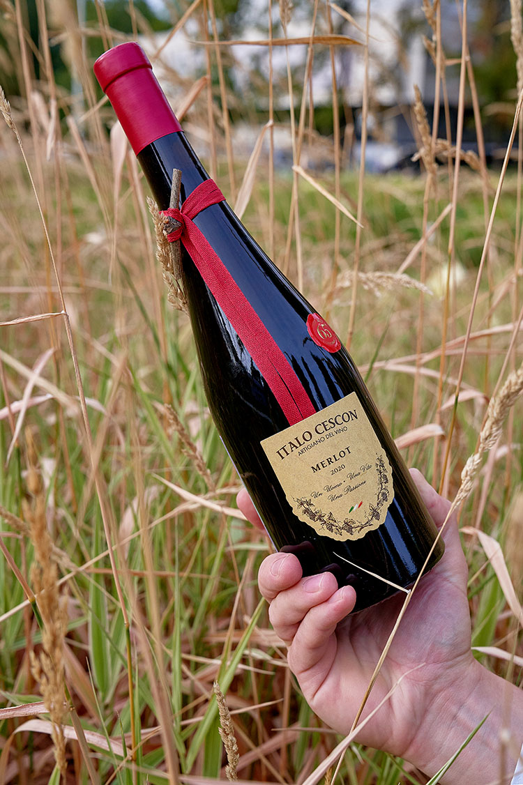 Мерло Пиаве DOC Итало Ческон 2021 0.75&nbsp;л