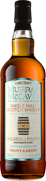 Murray McDavid Cask Craft Madeira Finish Single Malt Scotch Whisky, 0.7 л в Пензе