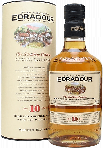 Edradour Highland Single Malt Scotch Whisky 10 y.o. (gift box), 0.7 л в Пензе