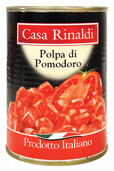 Pieces of peeled tomatoes in tomato juice Casa Rinaldi в Пензе