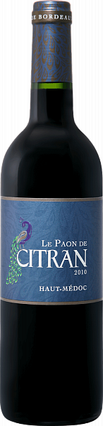 Le Paon de Citran Haut-Medoc AOP Chateau Citran, 0.75 л в Пензе