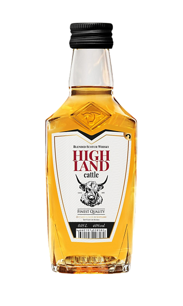 Виски Highland Cattle Blended Scotch Whisky, 0.05 л в Пензе