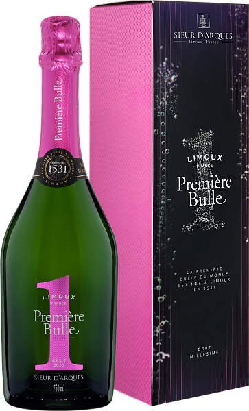 Premiere Bulle Brut Blanquette de Limoux AOC Sieur d‘Arques (gift box), 0.75 л в Пензе