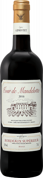 Tour de Mandelotte Bordeaux Superieur AOC Ginestet, 0.75 л в Пензе