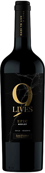 9 Lives Epic Merlot Reserve Central Valley DO Vina San Pedro, 0.75 л в Пензе