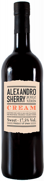 Alexandro Cream Jerez DO Aecovi-Jerez, 0.75 л в Пензе