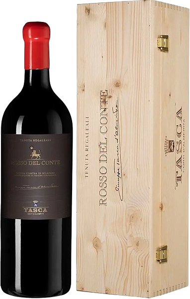 Tenuta Regaleali Rosso del Conte Contea di Sclafani DOC Tasca d'Almerita (gift box), 1.5 л в Пензе