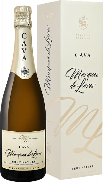 Marques de Lares Brut Nature Cava DO Lopez Morenas  (gift box), 0.75 л в Пензе