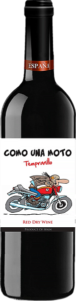 Como Una Moto Tempranillo Dry Vinos & Bodegas, 0.75 л в Пензе